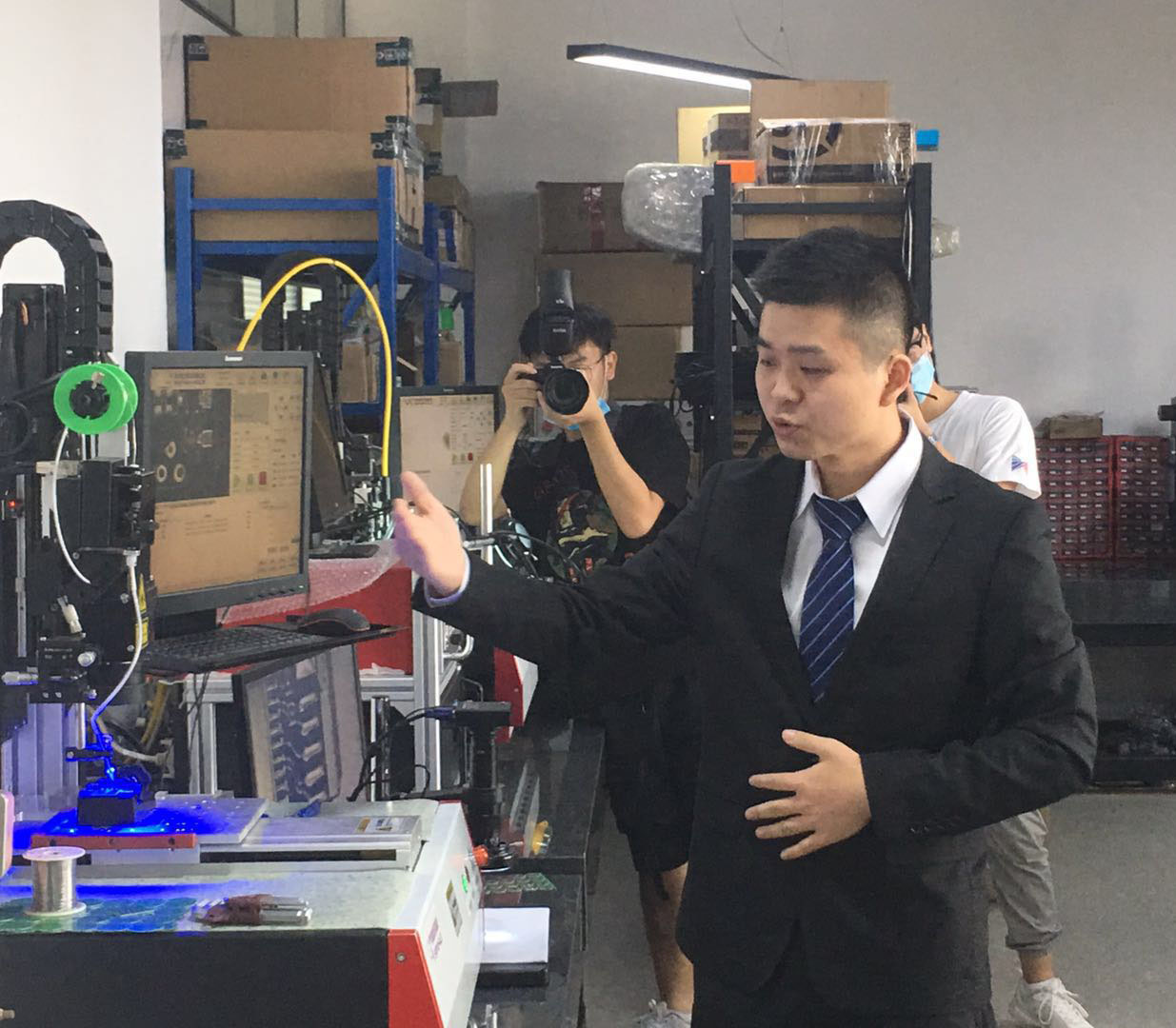 省厅领导莅临指导并对我团队科技创新做出殷切期望