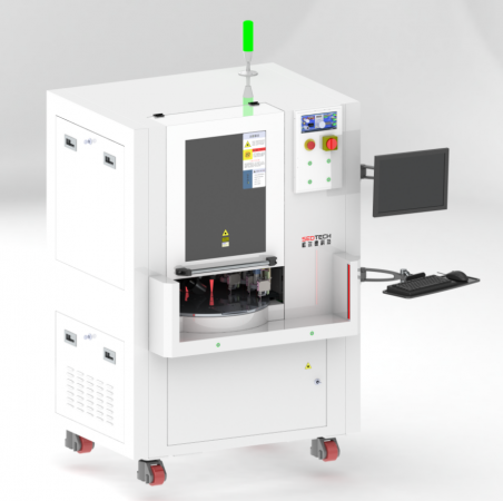 旋转四工位点锡焊接AOI一体机